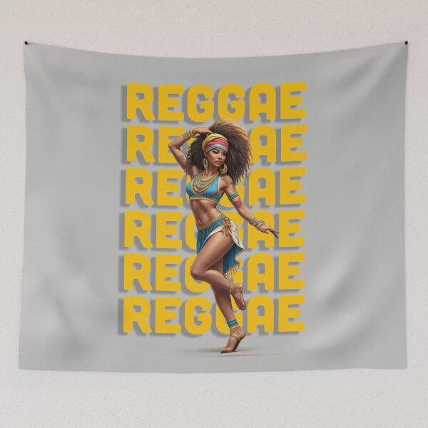 Item preview, reggae dancer afro woman design designed and sold by La Loca.