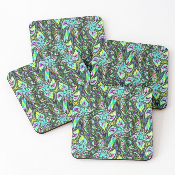 Item preview, Abstract Smudged Melting Fractal Flowers 8 designed and sold by SXW Designs.