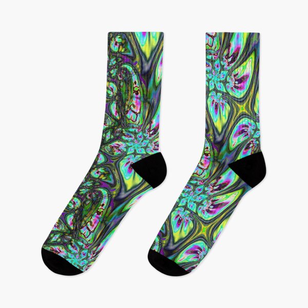 Item preview, Abstract Smudged Melting Fractal Flowers 8 designed and sold by SXW Designs.