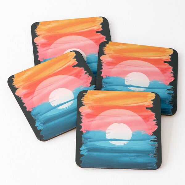 Item preview, A captivating abstract art piece , showcasing the ephemeral beauty of a sunset. designed and sold by aipaint.