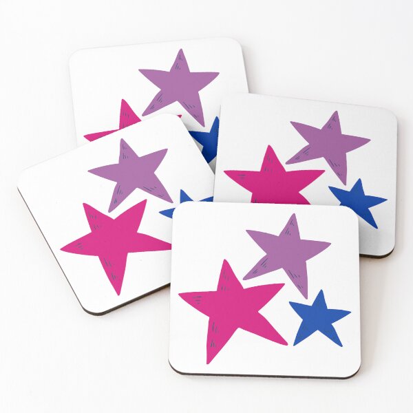 Item preview, Bisexual stars designed and sold by River Graphic Design.