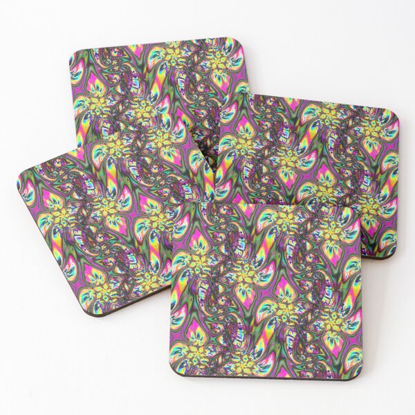 Item preview, Abstract Smudged Melting Fractal Flowers 10 designed and sold by SXW Designs.