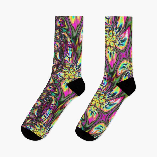 Item preview, Abstract Smudged Melting Fractal Flowers 10 designed and sold by SXW Designs.