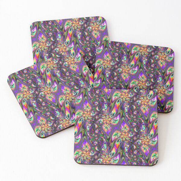 Item preview, Abstract Smudged Melting Fractal Flowers 11 designed and sold by SXW Designs.