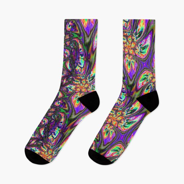 Item preview, Abstract Smudged Melting Fractal Flowers 11 designed and sold by SXW Designs.