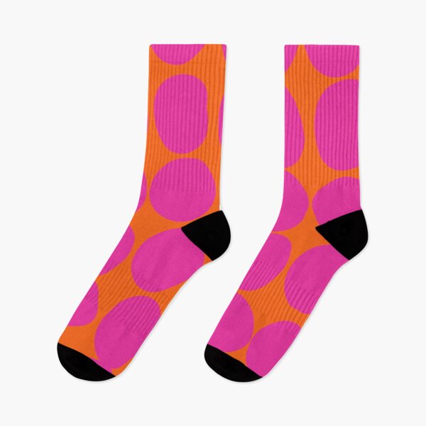 Item preview, Mix and Match: Bold Modern Pink and Orange Polka Dot Pattern designed and sold by Deutschic.
