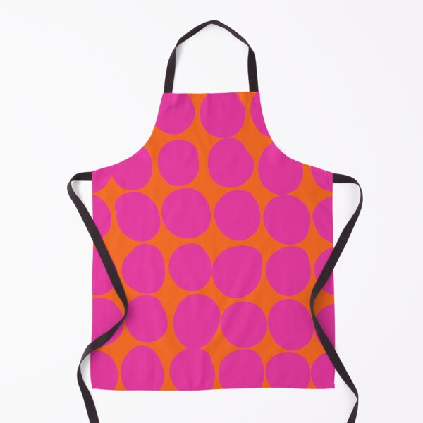 Aperçu de l'œuvre Mélangez et assortissez : motif à pois moderne et audacieux rose et orange créée et vendue par Deutschic.