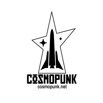 Artwork thumbnail, Cosmopunk Logo - Trans Black by Cosmopunk