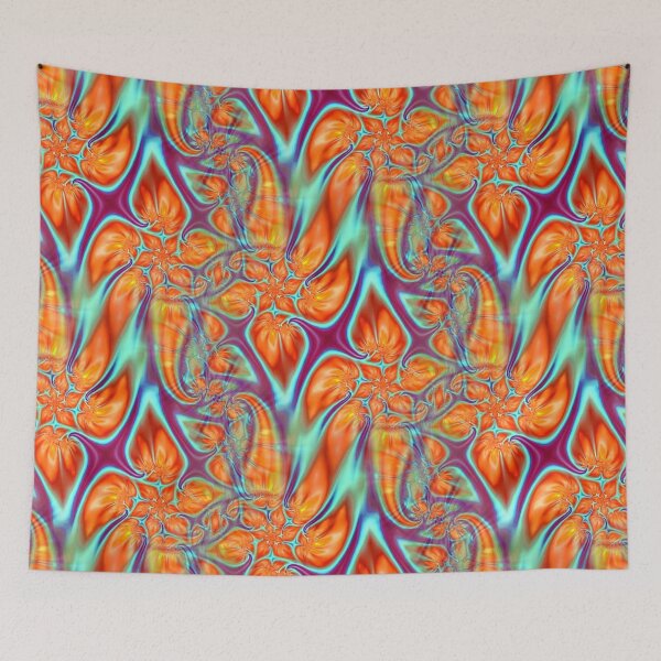 Item preview, Abstract Smudged Melting Fractal Flowers 12 designed and sold by SXW Designs.