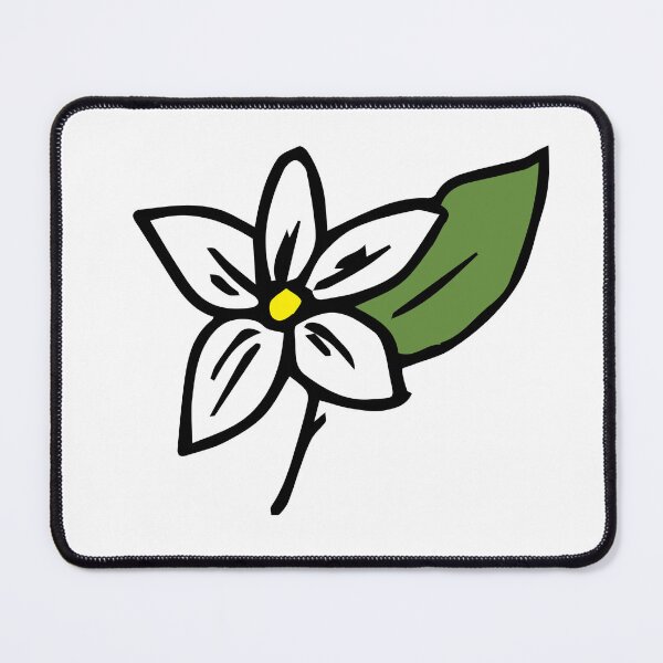 Item preview, Espresso flower on white designed and sold by fabudesigns11.