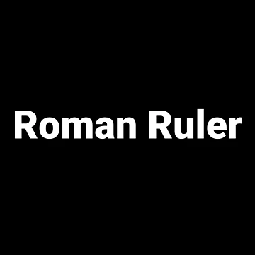 Artwork thumbnail, Roman Ruler by Text-based T-Shirts and Gifts