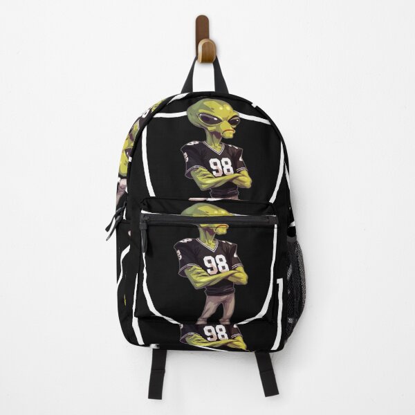 Item preview, Alien wearing 98 Raider jersey 2 designed and sold by My Team Designs.