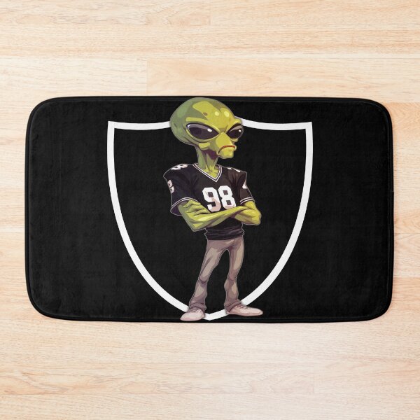 Item preview, Alien wearing 98 Raider jersey 2 designed and sold by My Team Designs.