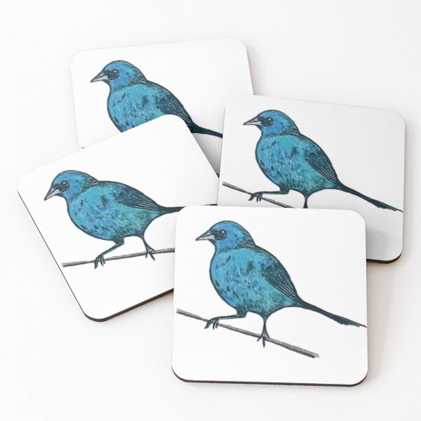 Item preview, Indigo Bunting designed and sold by KcInspiredArt.