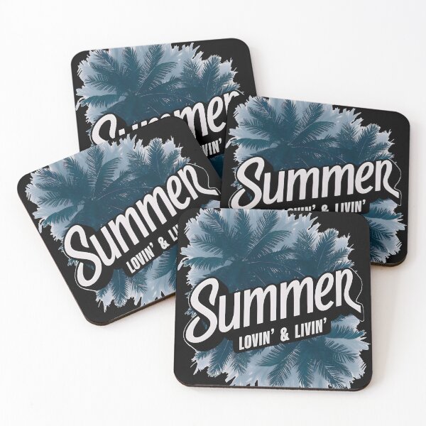 Item preview, Summer Lovin And Livin Blue Haze Background designed and sold by ILOVEART247.