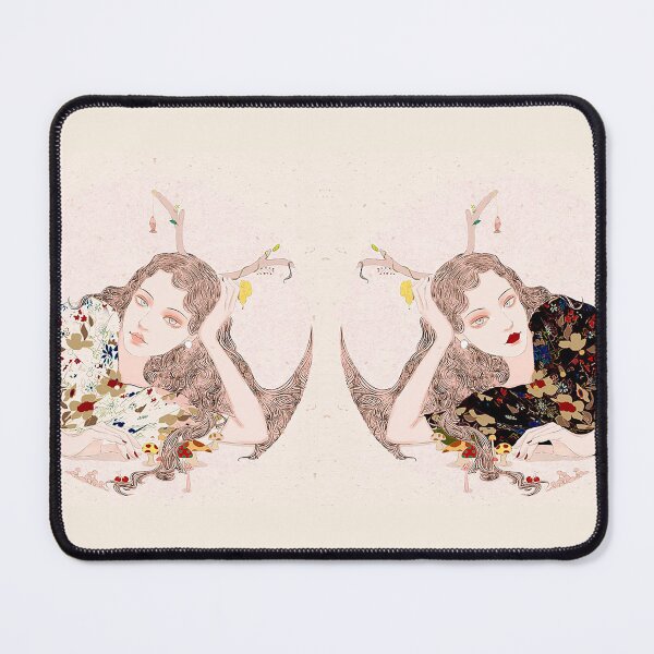 Item preview, PANRAN designer brand creative peripheral art painting "Twin Sisters" designed and sold by PANRAN.