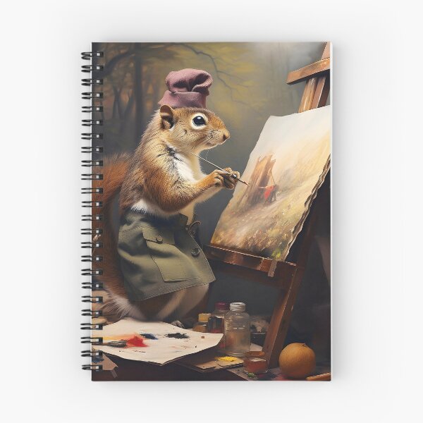 Item preview, Arist Squirrel Painting designed and sold by ConfettiSkyArt.