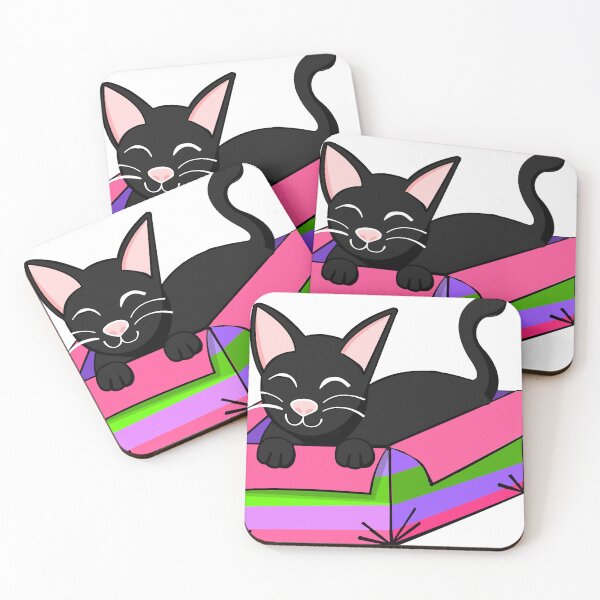 Item preview, Kitty Content in Their Identity designed and sold by HarveyHandcraftsandDesigns.