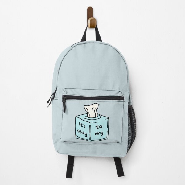 Item preview, It’s okay to cry - tissue box designed and sold by Cassie Cain.