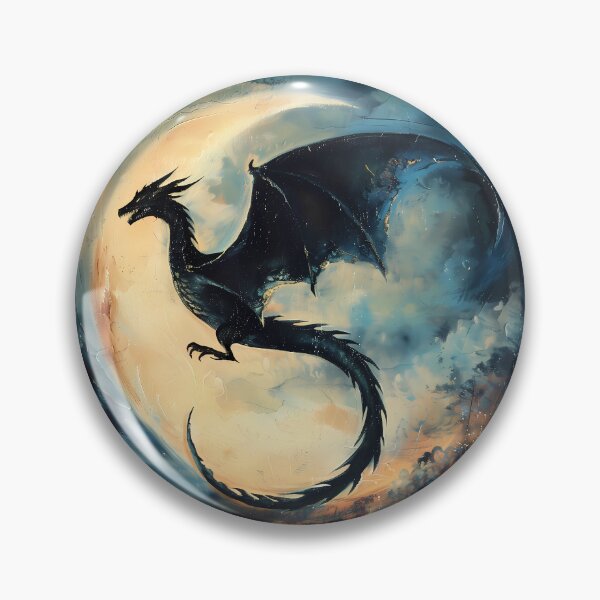 Item preview, Dragon in Front of the Moon designed and sold by Zoruu.