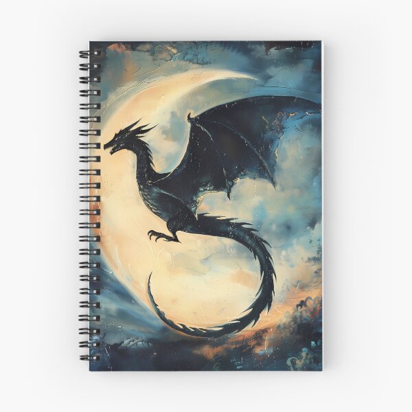 Item preview, Dragon in Front of the Moon designed and sold by Zoruu.