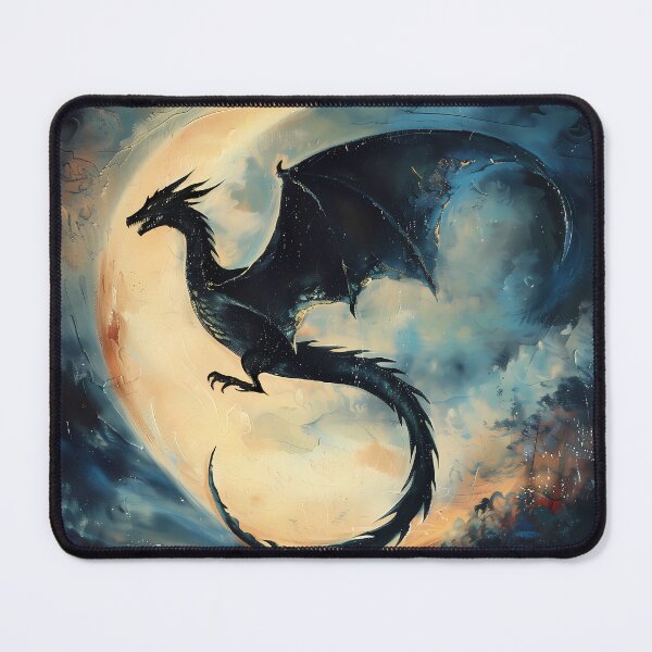 Item preview, Dragon in Front of the Moon designed and sold by Zoruu.