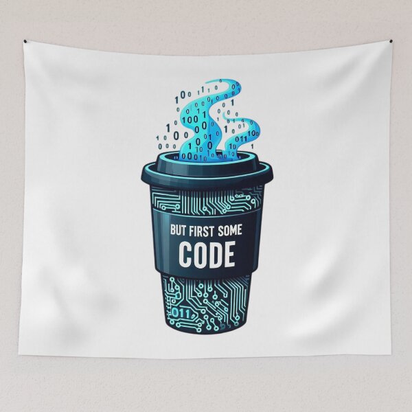 Item preview, Code Before Coffee AI Morning designed and sold by SportsT-Shirts.
