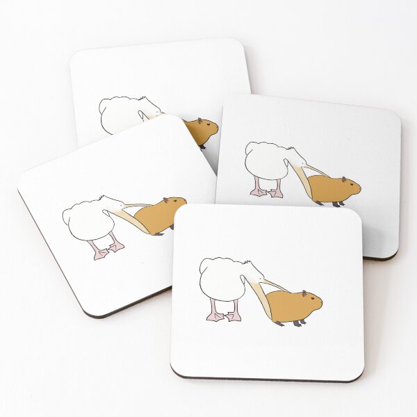 Item preview, Capybara and Pelican  designed and sold by KanComics.