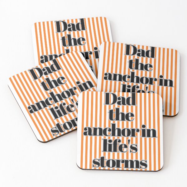 Item preview, Dad: the anchor in life's storms designed and sold by Lucky-Spring.