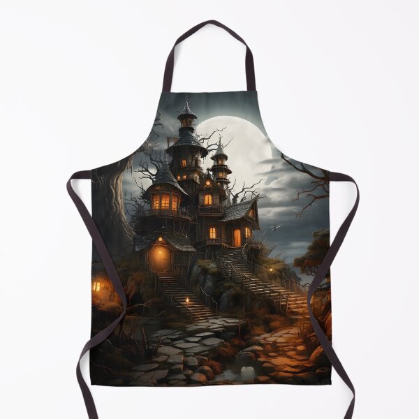 Item preview, Halloween Haunted House designed and sold by ConfettiSkyArt.