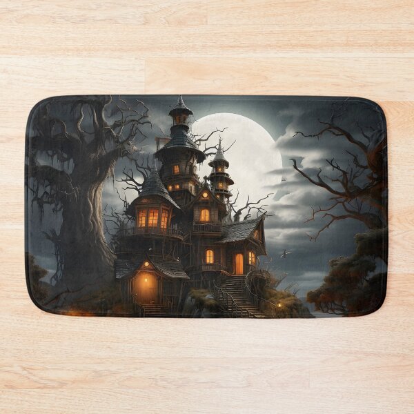 Item preview, Halloween Haunted House designed and sold by ConfettiSkyArt.