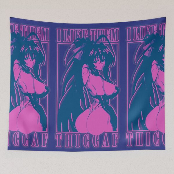 Item preview, I Like Them Thicc AF Akeno Himejima #3 Psychedelic Pop Art Style designed and sold by MikaseSan.