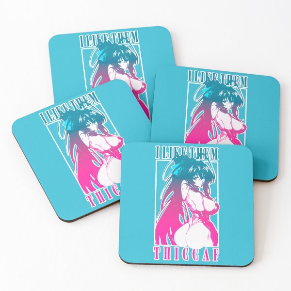 Item preview, I Like Them Thicc AF Akeno Himejima #4 Aesthetic Vaporwave designed and sold by MikaseSan.