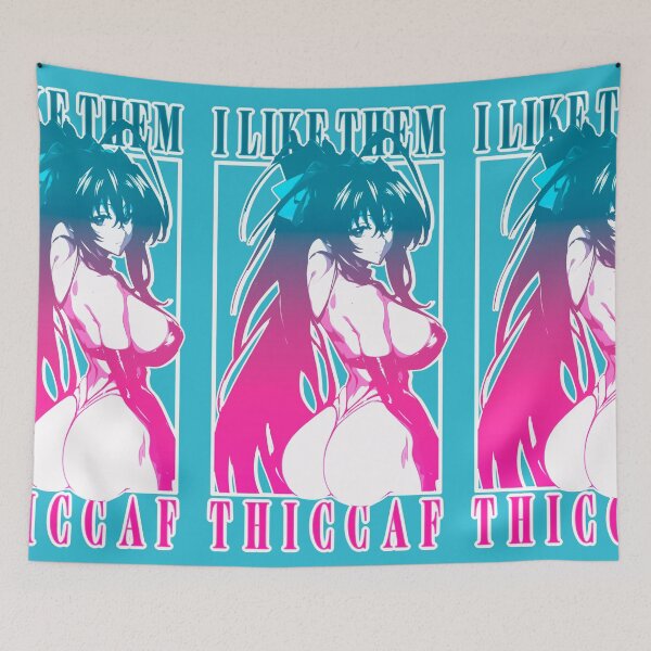 Item preview, I Like Them Thicc AF Akeno Himejima #4 Aesthetic Vaporwave designed and sold by MikaseSan.