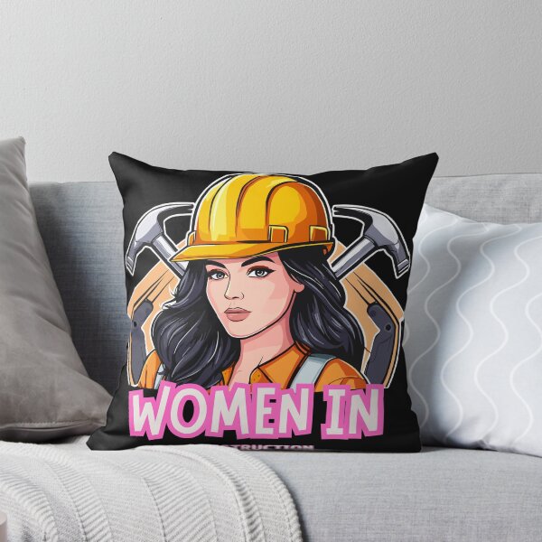 Aperçu de l'œuvre Autonomisation grâce aux casques de sécurité : les femmes dans la construction créée et vendue par Designowner.