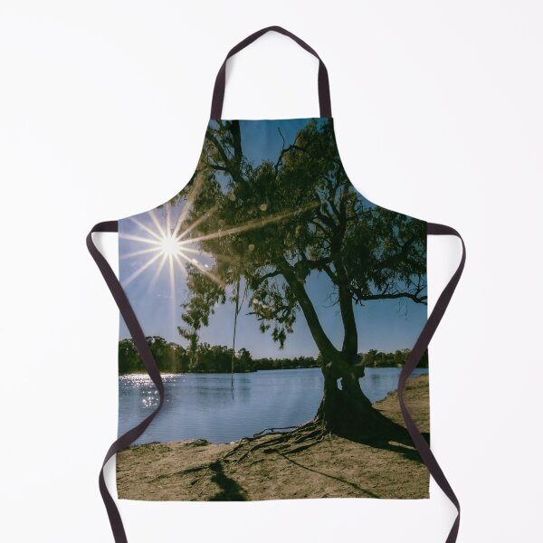 Item preview, Morning sun light beaming through a Gum Tree on the Murray River designed and sold by Scott Brown.