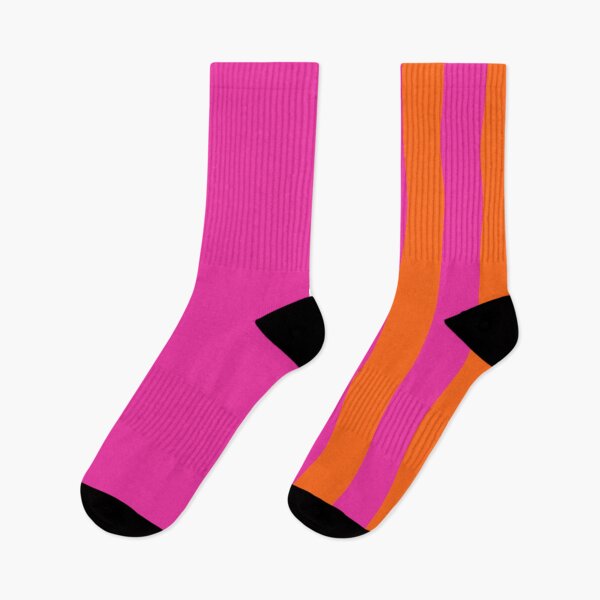 Item preview, Mix and Match: Vivid Modern Hot Pink and Orange Stripes designed and sold by Deutschic.