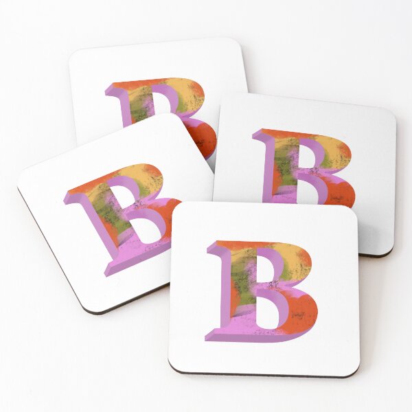 Item preview, Vibrant B Monogram designed and sold by PaperRies.