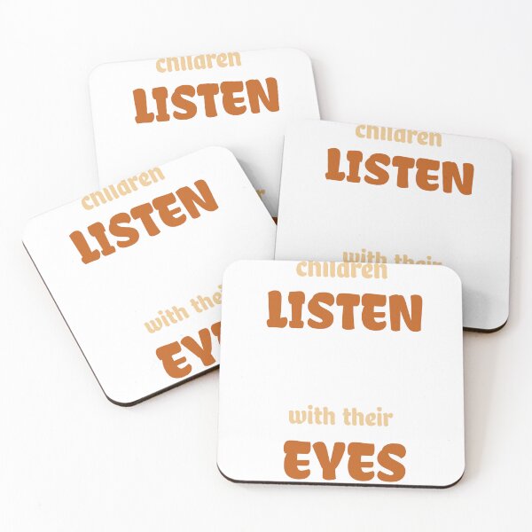 Item preview, Children Listen with their Eyes designed and sold by AldeaPod.