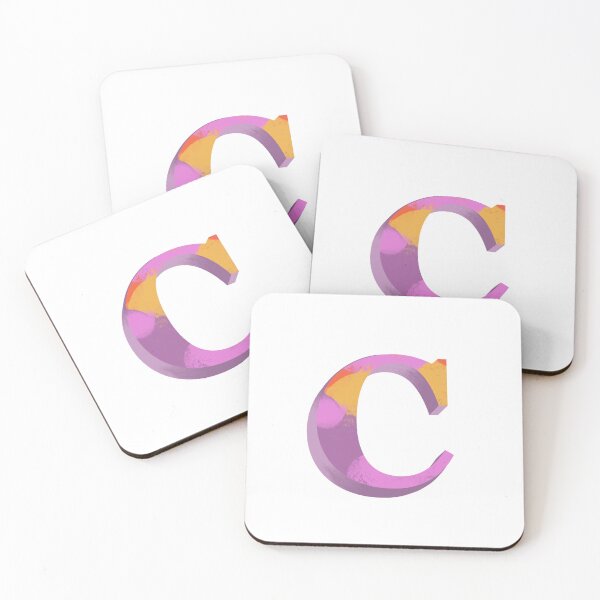 Item preview, Vibrant C Monogram designed and sold by PaperRies.
