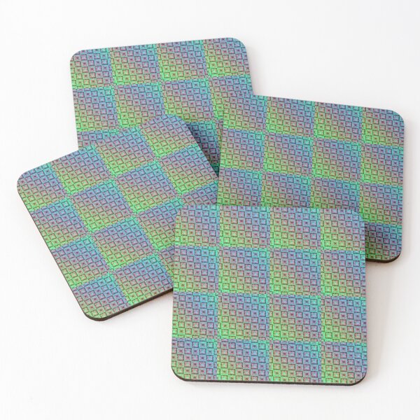 Item preview, Modernistic Multicolor Checkered Design  designed and sold by Allison King.
