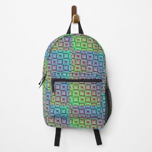 Item preview, Modernistic Multicolor Checkered Design designed and sold by Allison King.