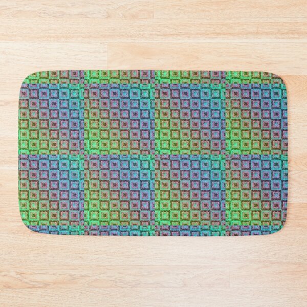 Item preview, Modernistic Multicolor Checkered Design  designed and sold by Allison King.