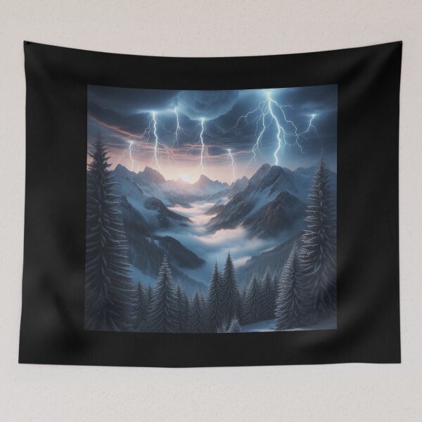 Item preview, Mountain Storm 1 designed and sold by Sybille-Yates.