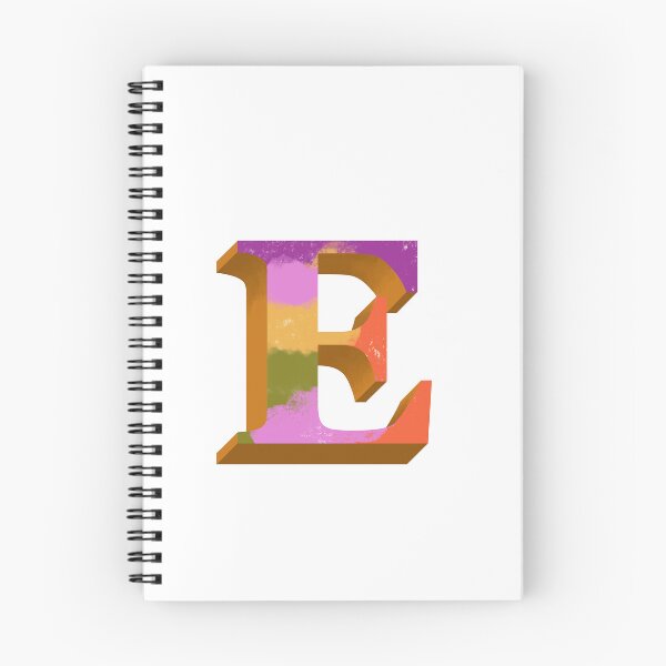 Item preview, Vibrant E Monogram designed and sold by PaperRies.