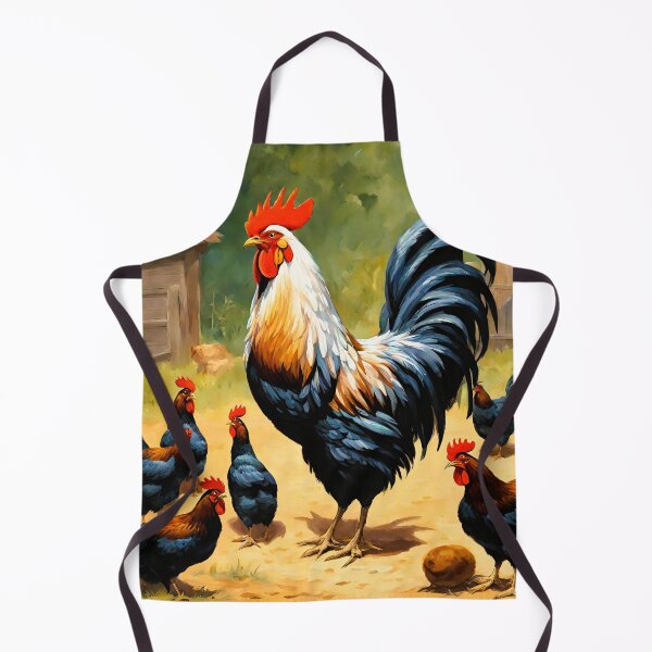 Item preview, a Gallic rooster his black hens designed and sold by janjacbu.