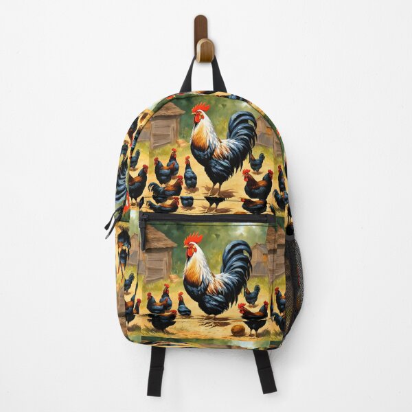Item preview, a Gallic rooster his black hens designed and sold by janjacbu.