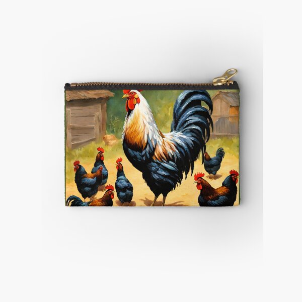 Item preview, a Gallic rooster his black hens designed and sold by janjacbu.