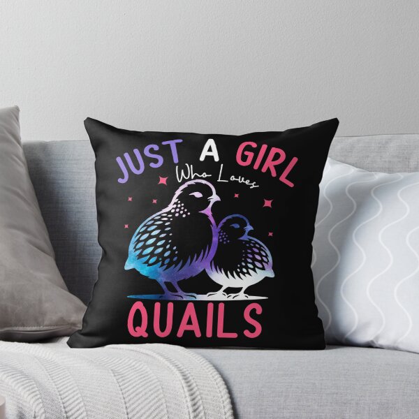 Item preview, Just a Girl Who Loves Quails Bird Lover Cute Quail designed and sold by MTRBSK11.