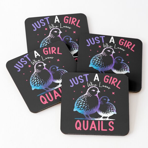 Item preview, Just a Girl Who Loves Quails Bird Lover Cute Quail designed and sold by MTRBSK11.